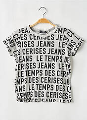 T-shirt gris LE TEMPS DES CERISES pour fille seconde vue