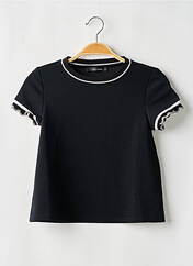 T-shirt noir TEDDY SMITH pour fille seconde vue