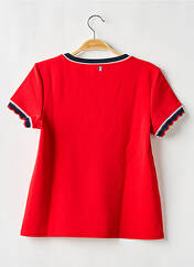 T-shirt rouge TEDDY SMITH pour fille seconde vue