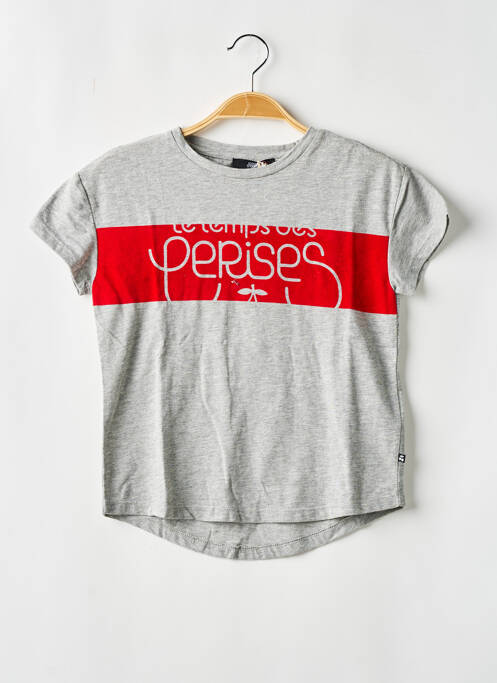 T-shirt gris LE TEMPS DES CERISES pour fille