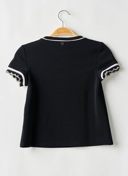 T-shirt noir TEDDY SMITH pour fille