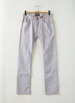 Jeans coupe slim poches gris FIVE PM homme