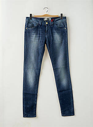 Jeans coupe slim tissage brut taille normale bleu FIVE PM femme