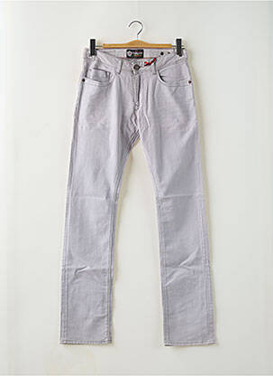 Jeans coupe slim gris FIVE PM pour homme