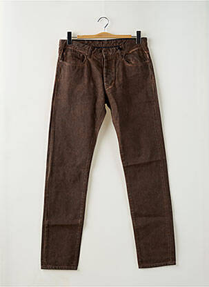 Pantalon droit marron FIVE PM pour homme