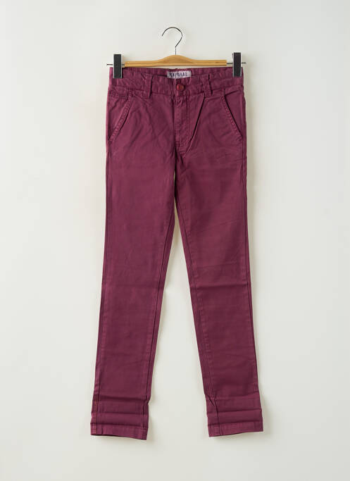 Pantalon coupe droite taille ajustable violet KAPORAL garcon