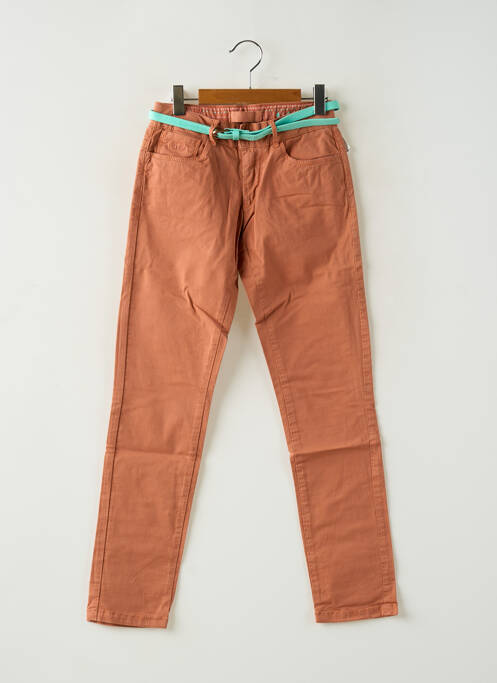 Pantalon slim orange KAPORAL pour fille