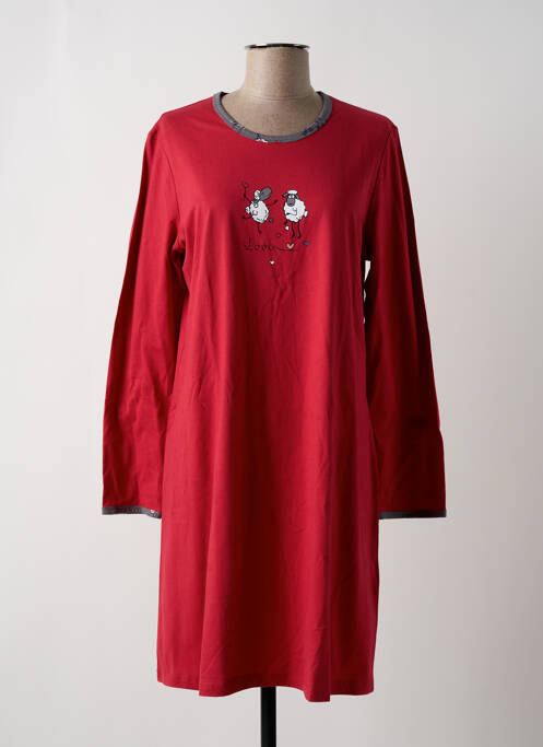 Chemise de nuit rouge RINGELLA pour femme