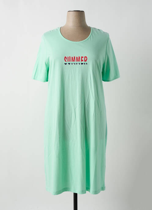 Chemise de nuit vert RINGELLA pour femme