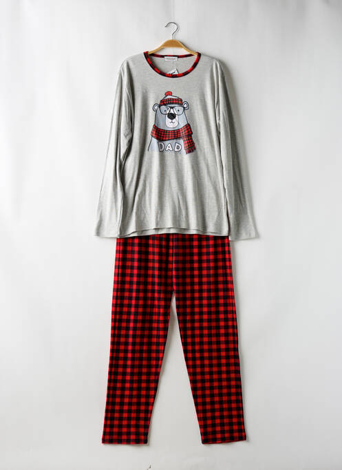 Pyjama rouge MASSANA pour homme