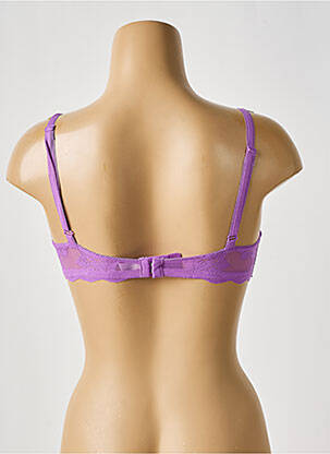 Soutien-gorge effet matière satinée haut soutien-gorge emboitant violet TRIUMPH femme