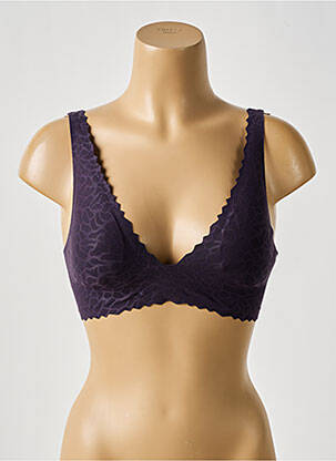 Soutien-gorge sans armature bralettes violet SLOGGI femme