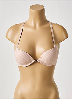 Soutien-gorge effet matière satinée haut soutien-gorge push-up rose TRIUMPH femme