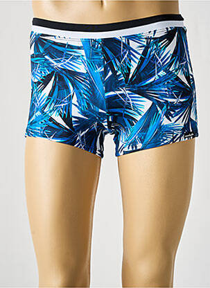 Short de bain imprimé fantaisie bleu WAVEBREAKER homme