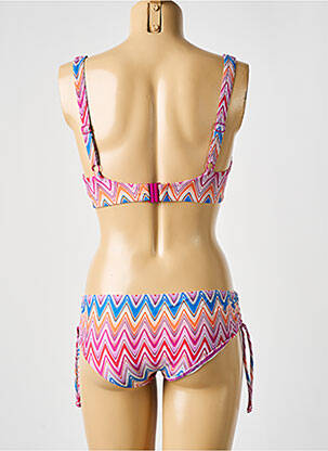 Maillot de bain 2 pièces stretch haut soutien-gorge emboitant rose SUNMARIN femme