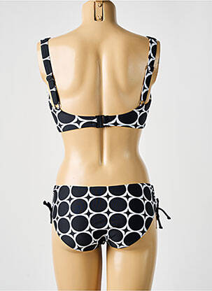 Maillot de bain 2 pièces stretch haut soutien-gorge emboitant noir SUNMARIN femme