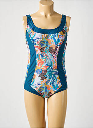 Maillot de bain 1 pièce haut soutien-gorge emboitant haut soutien-gorge emboitant bleu SUNMARIN femme