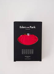 Boxer rouge EDEN PARK pour homme seconde vue