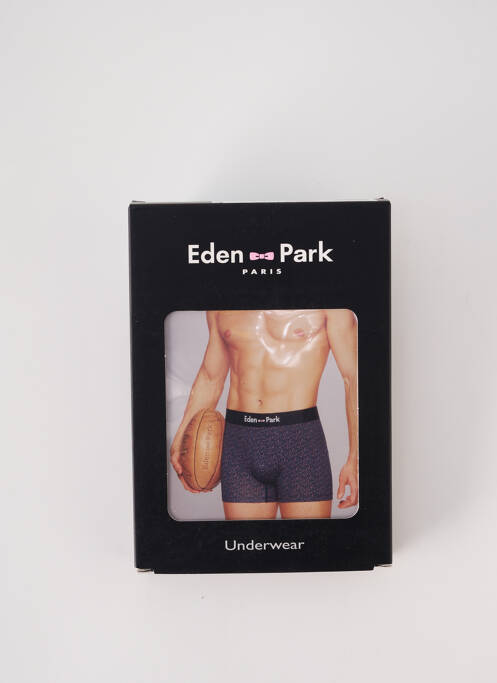 Boxer bleu EDEN PARK pour homme