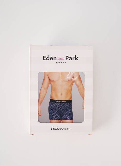 Boxer bleu EDEN PARK pour homme