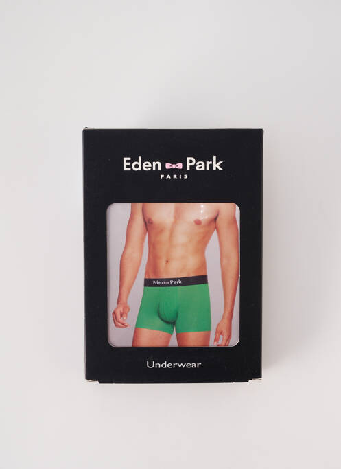 Boxer vert EDEN PARK pour homme