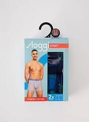 Boxer bleu SLOGGI pour homme seconde vue