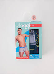 Boxer bleu SLOGGI pour homme seconde vue