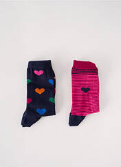 Chaussettes rose LABONAL pour femme seconde vue