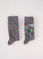 Chaussettes gris LABONAL pour unisexe seconde vue