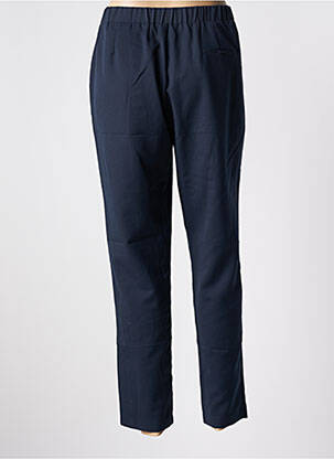 Pantalon droit stretch taille haute bleu GRACE & MILA femme