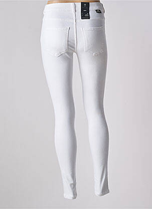 Jeans skinny taille haute taille haute blanc DR DENIM femme
