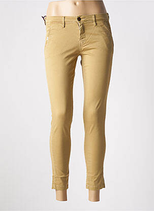 Pantalon 7/8 stretch taille normale beige TEDDY SMITH femme