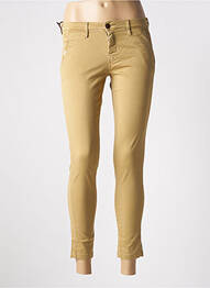 Pantalon 7/8 stretch taille normale beige TEDDY SMITH femme