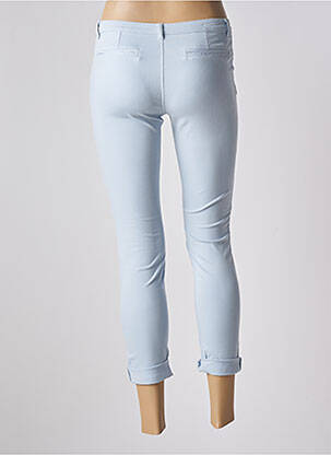 Pantalon 7/8 stretch taille normale bleu SCHOOL RAG femme