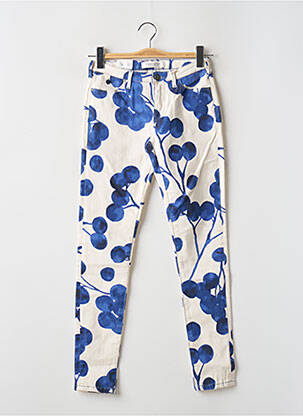 Jeans skinny taille normale taille normale beige MAISON SCOTCH femme