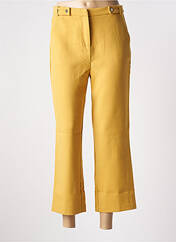 Pantalon 7/8 jaune GRACE & MILA pour femme seconde vue