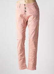 Pantalon slim rose PLEASE pour femme seconde vue