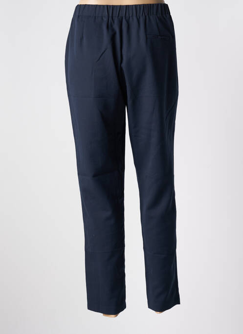 Pantalon droit stretch taille haute bleu GRACE & MILA femme