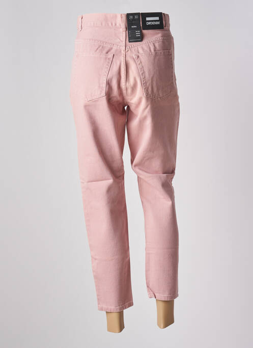 Jeans coupe droite taille haute taille haute rose DR DENIM femme