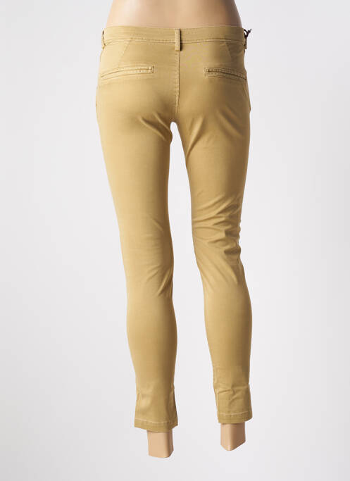 Pantalon 7/8 stretch taille normale beige TEDDY SMITH femme