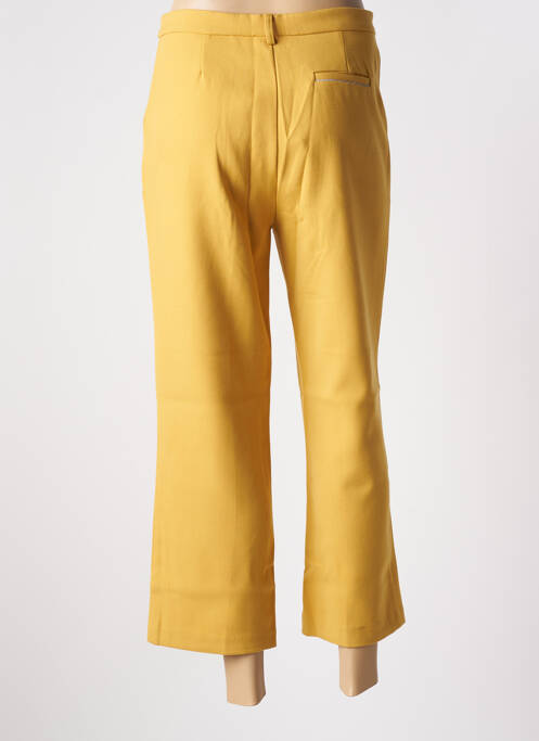 Pantalon 7/8 jaune GRACE & MILA pour femme