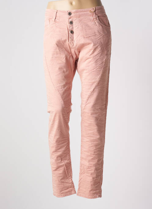 Pantalon slim rose PLEASE pour femme