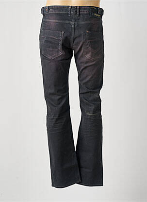 Jeans coupe droite fermeture zippée sous rabat boutonné taille normale gris FIVE PM homme