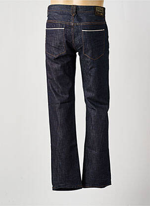 Jeans coupe droite fermeture zippée sous rabat boutonné taille normale bleu FIVE PM homme