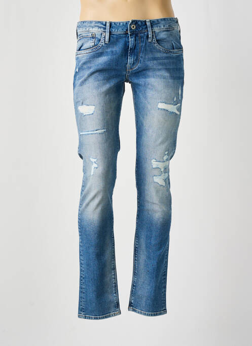 Jeans coupe slim tissage brut taille normale bleu PEPE JEANS homme