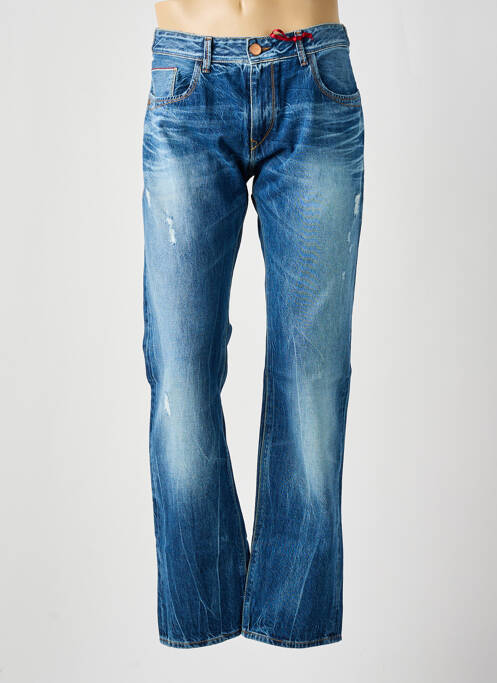 Jeans coupe droite bleu FIVE PM pour homme