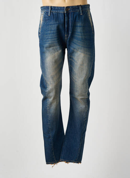 Jeans coupe droite bleu FIVE PM pour homme