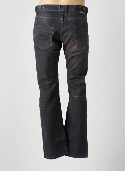 Jeans coupe droite gris FIVE PM pour homme
