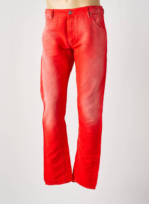 Pantalon droit rouge DIESEL pour homme