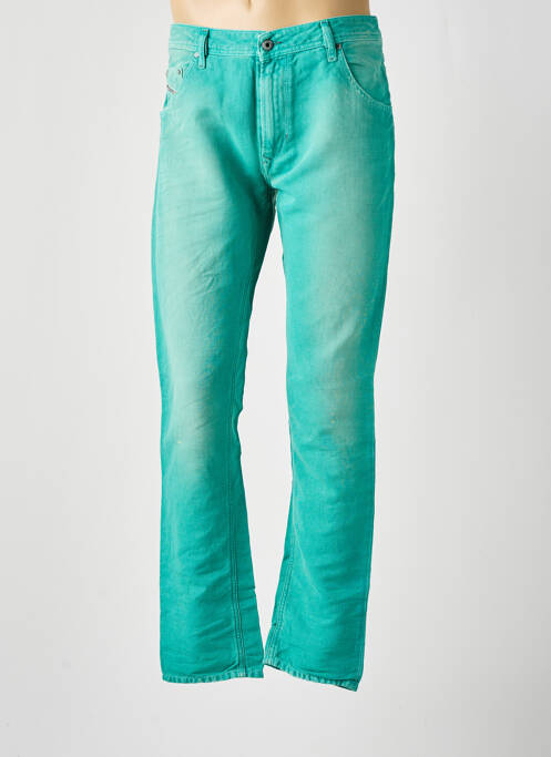 Pantalon droit vert DIESEL pour homme